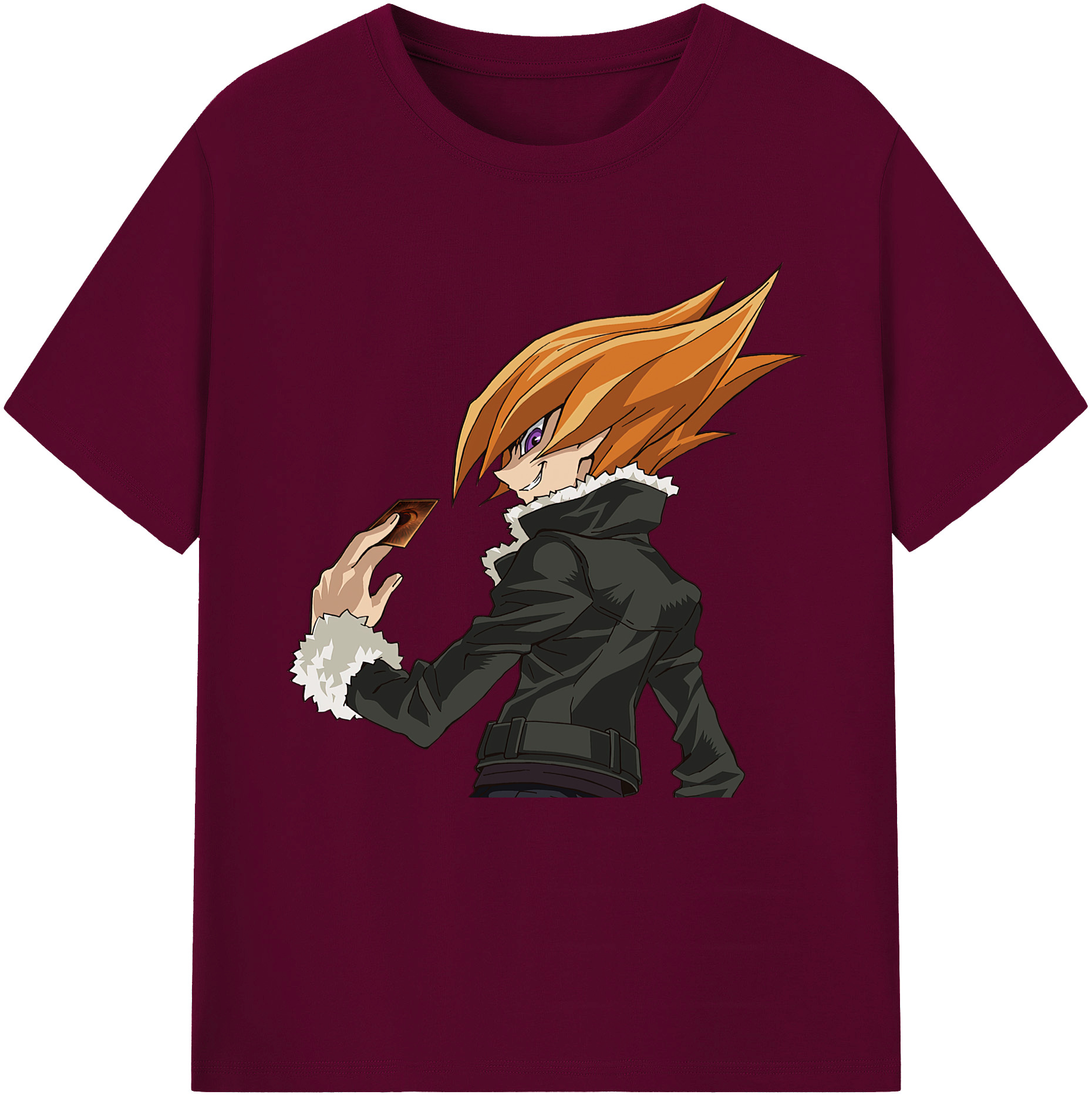（画像用） 遊☆戯☆王 Yu-Gi-Oh! レディースカジュアルプリントTシャツ（綿100％）